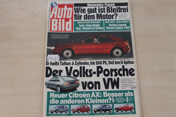 Deckblatt Auto Bild (14/1987)